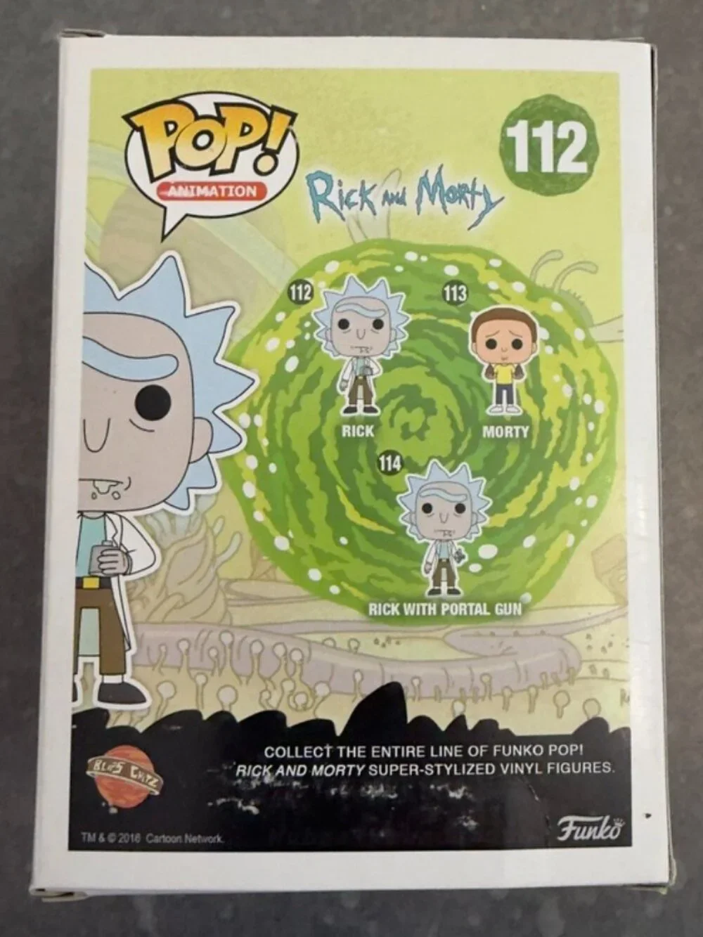 Funko POP! Animation Rick Sanchez #112 – Rick and Morty Vinyl Figure (In Box)